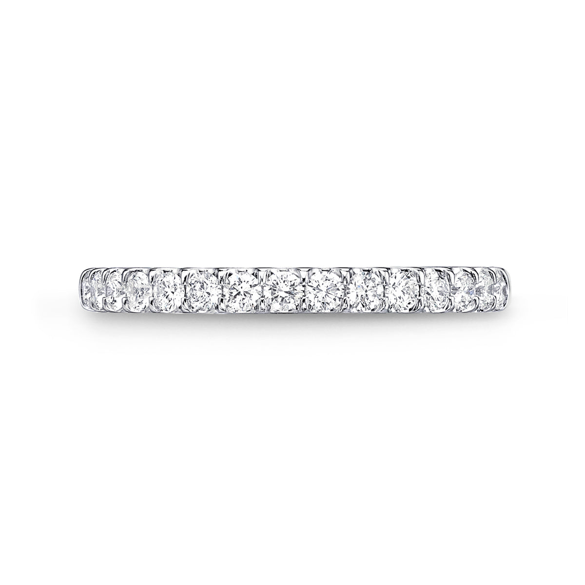 Round Diamond Half Eternity Band | .36tw