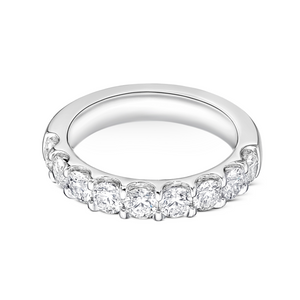 Round Diamond Half Eternity Band | 1.50tw