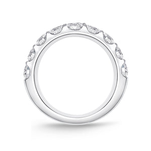 Round Diamond Half Eternity Band | 2.09tw