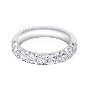 Round Diamond Half Eternity Band | 2.09tw