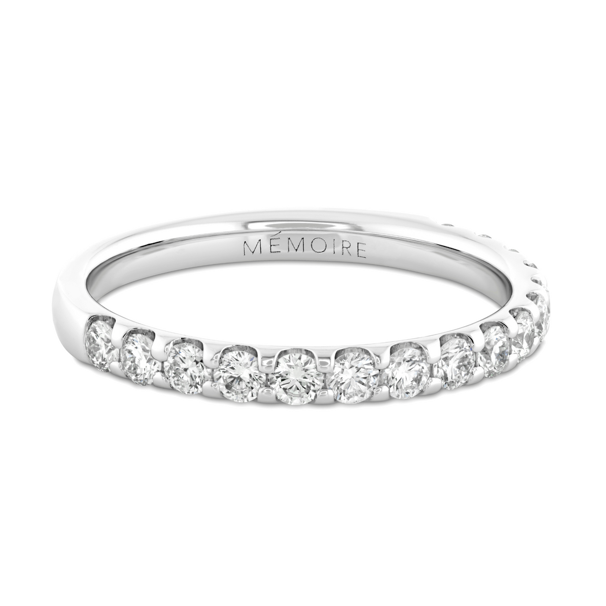 Round Diamond Half Eternity Band | .55tw