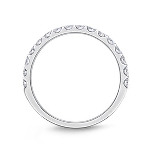 Round Diamond Half Eternity Band | .55tw