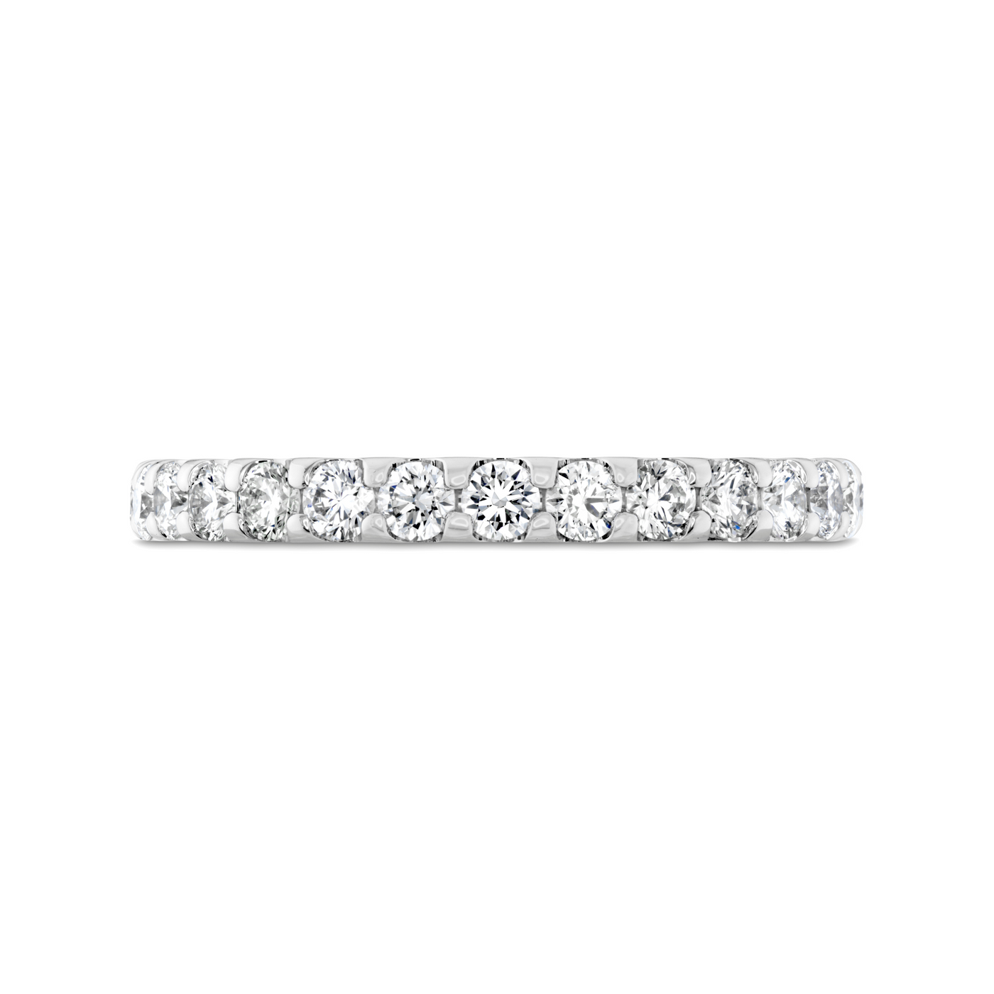 Round Diamond Half Eternity Band | .55tw