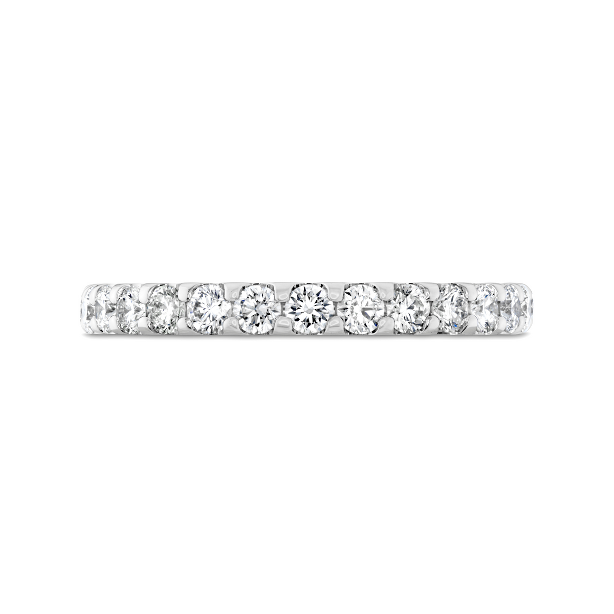 Round Diamond Half Eternity Band | .55tw
