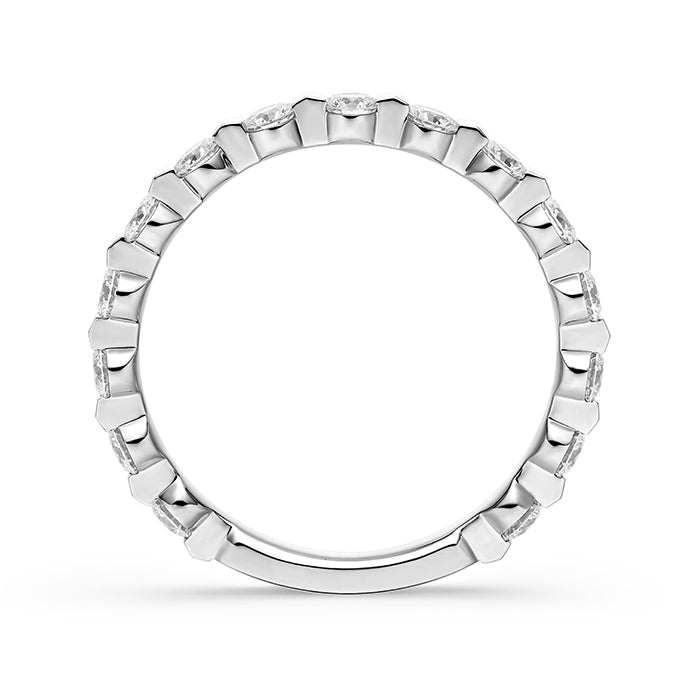 Angled Detail Diamond Band | .83tw