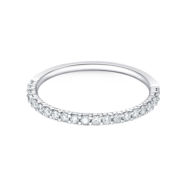 Round Diamond Half Eternity Band | .25tw