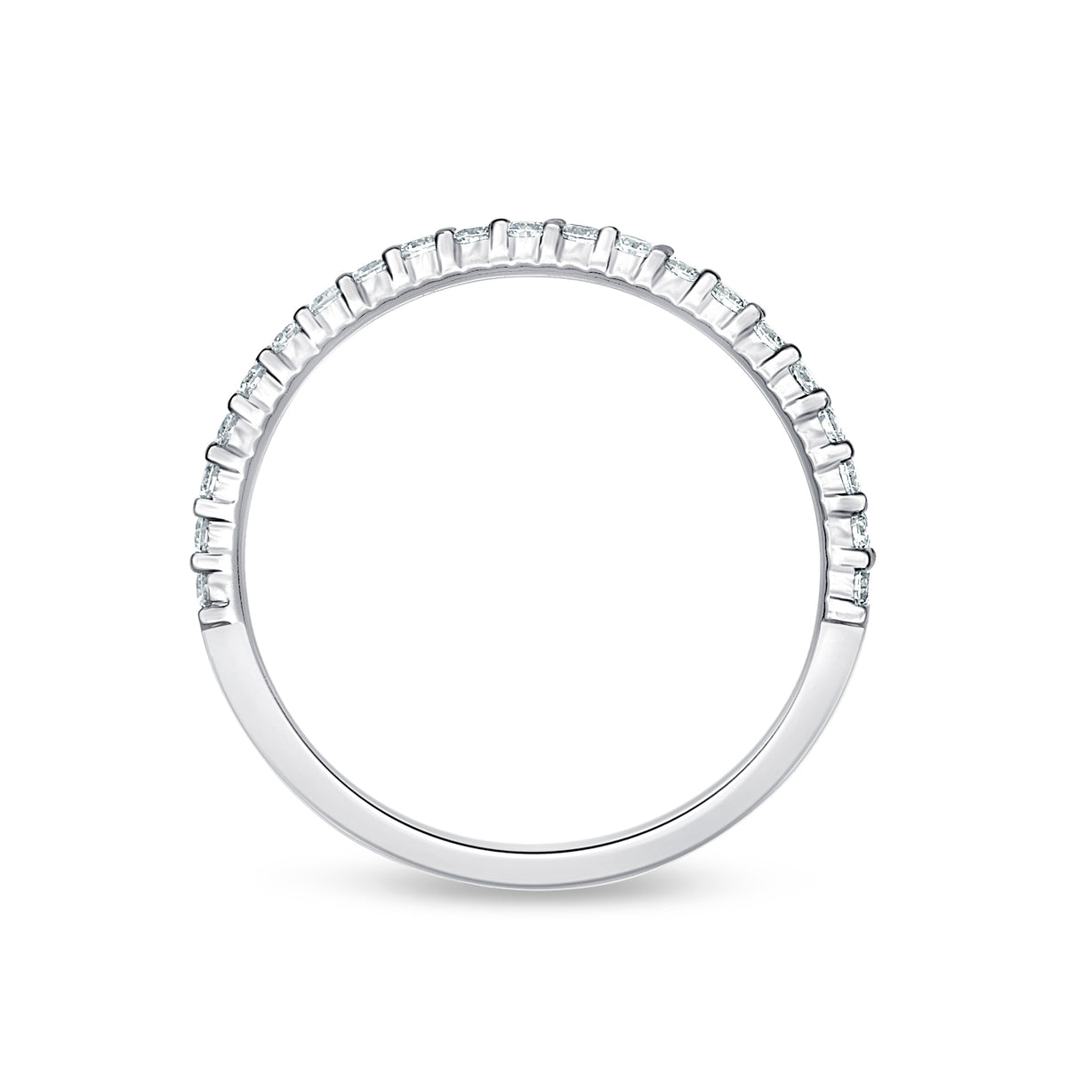 Round Diamond Half Eternity Band | .25tw