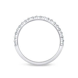 Round Diamond Half Eternity Band | .25tw