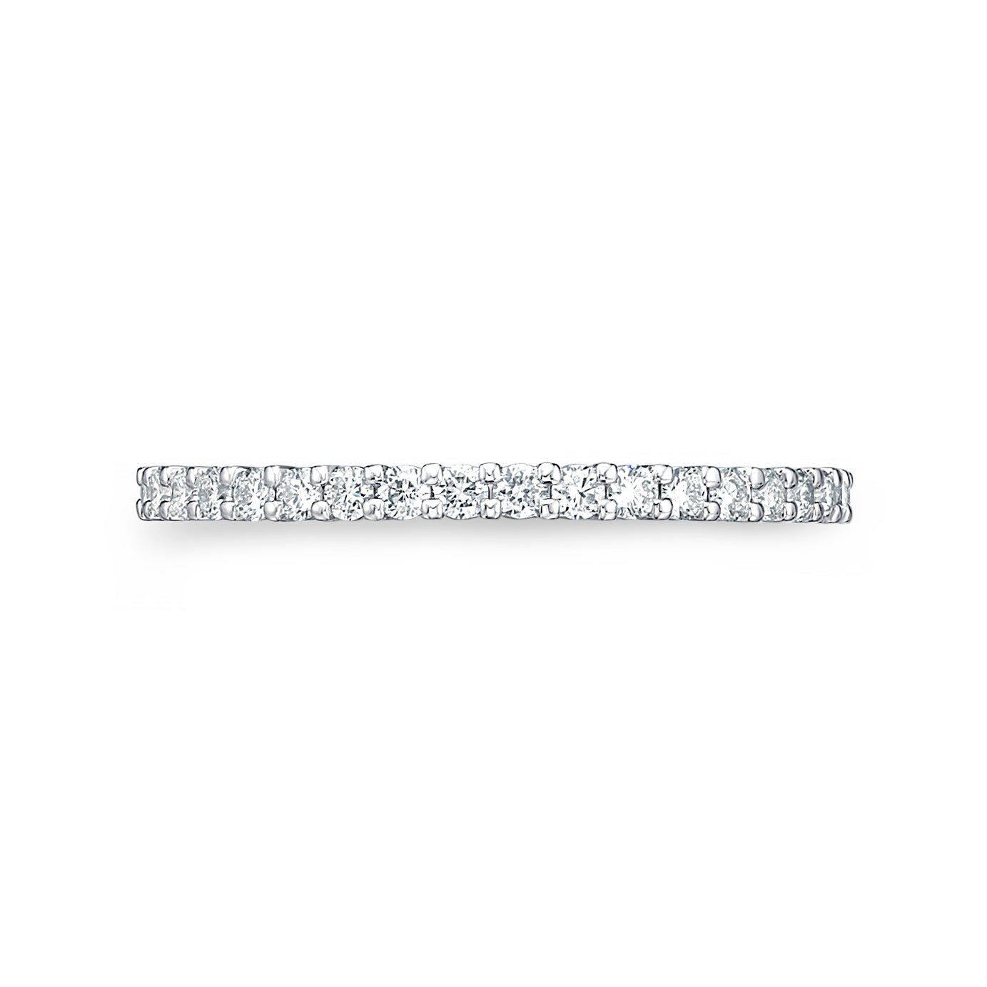 Round Diamond Half Eternity Band | .25tw