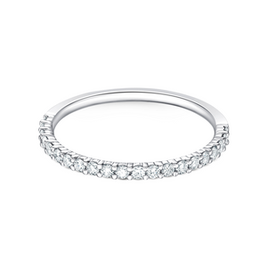 Round Diamond Half Eternity Band | .25tw