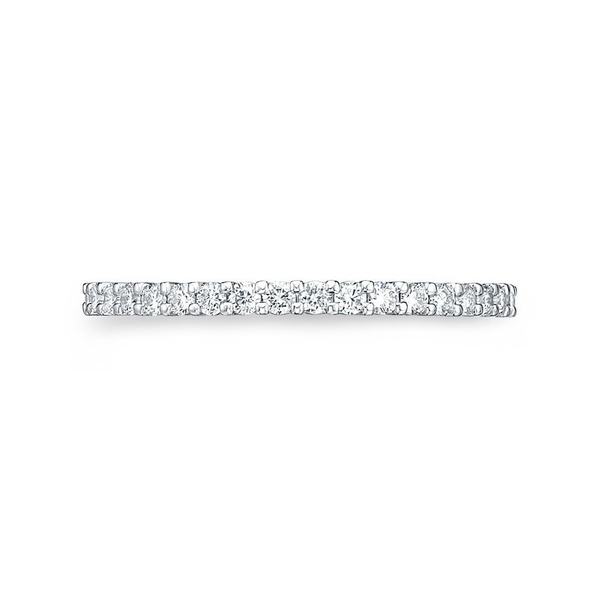 Round Diamond Half Eternity Band | .25tw