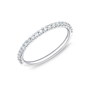 Prong Set Round Diamond Band | .25tw