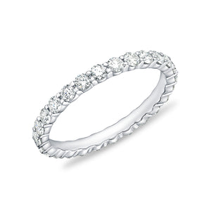 Prong Set Round Diamond Eternity Band | 1.06tw