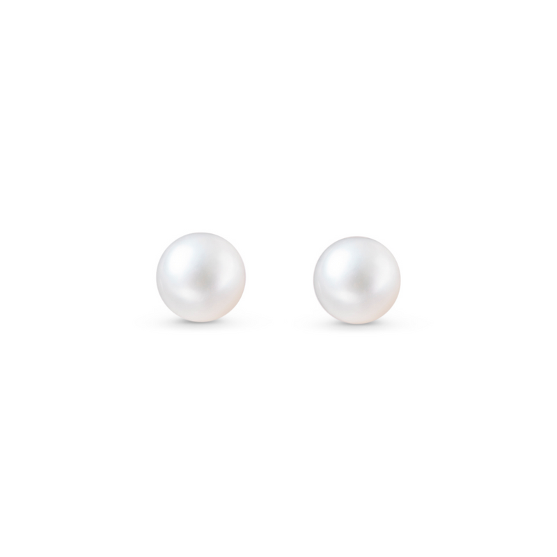 Delicate Pearl Stud Earrings
