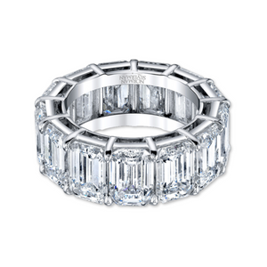 Emerald Cut Diamond Eternity Band | 20.07tw