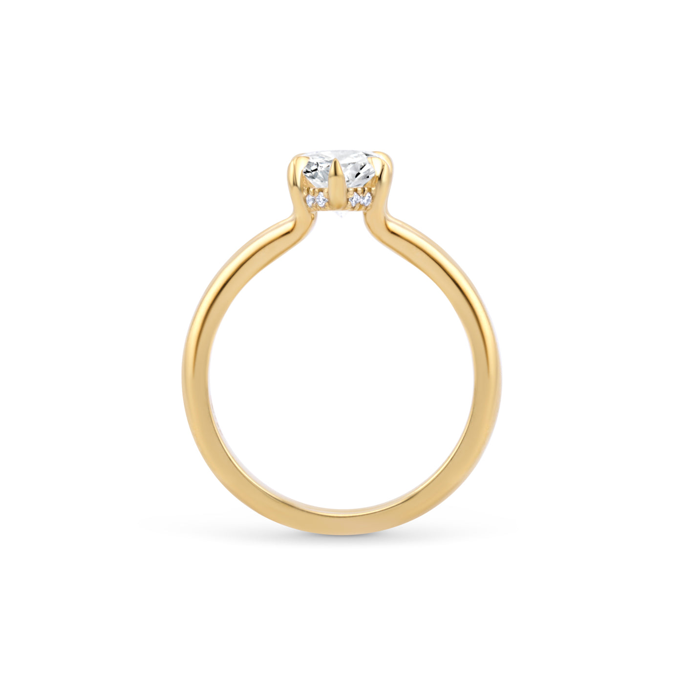 Marquise Diamond Split Shank Solitaire Engagement Ring | 2.02ct