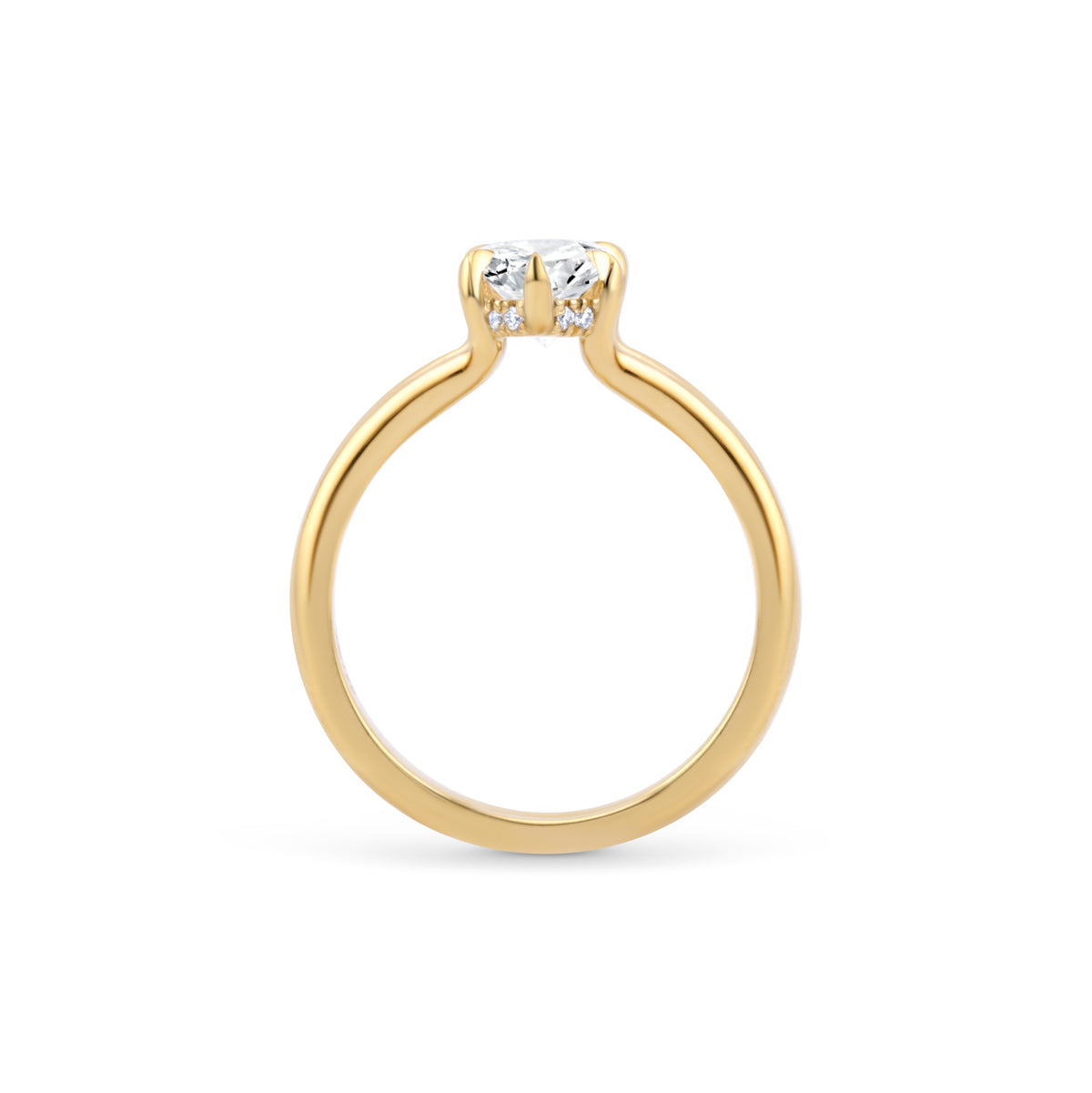 Marquise Diamond Split Shank Solitaire Engagement Ring | 2.02ct