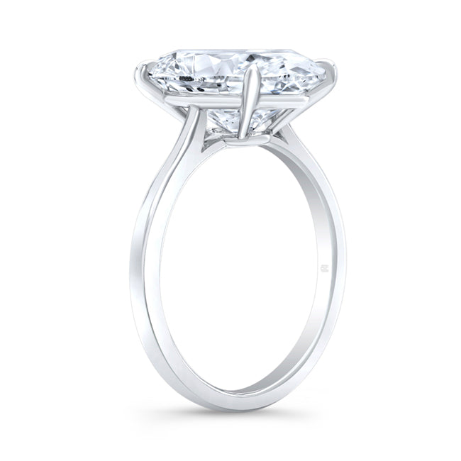 Oval Diamond Domed Ring | 5.01ct