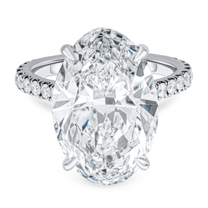 Oval Cut Diamond Ring | 10.87tw