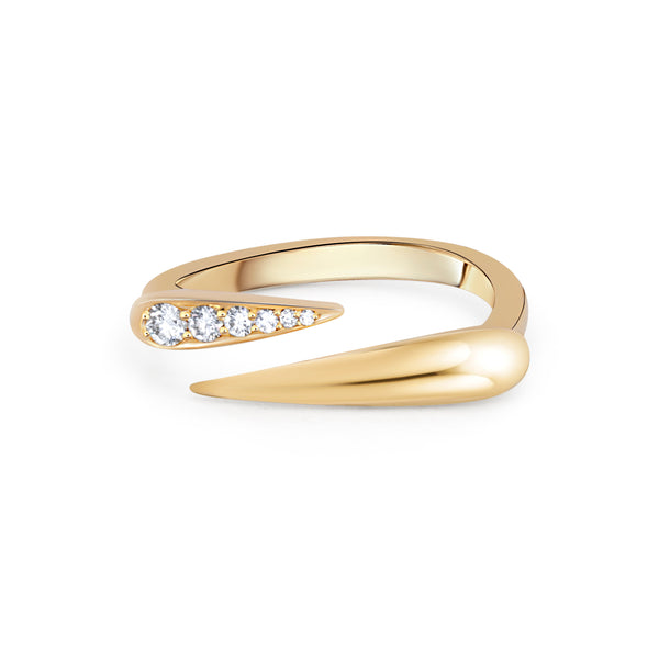 2 Pointed Bar Diamond RIng