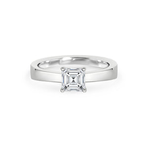 Square Emerald Cut Diamond Solitaire Ring | 1.01ct