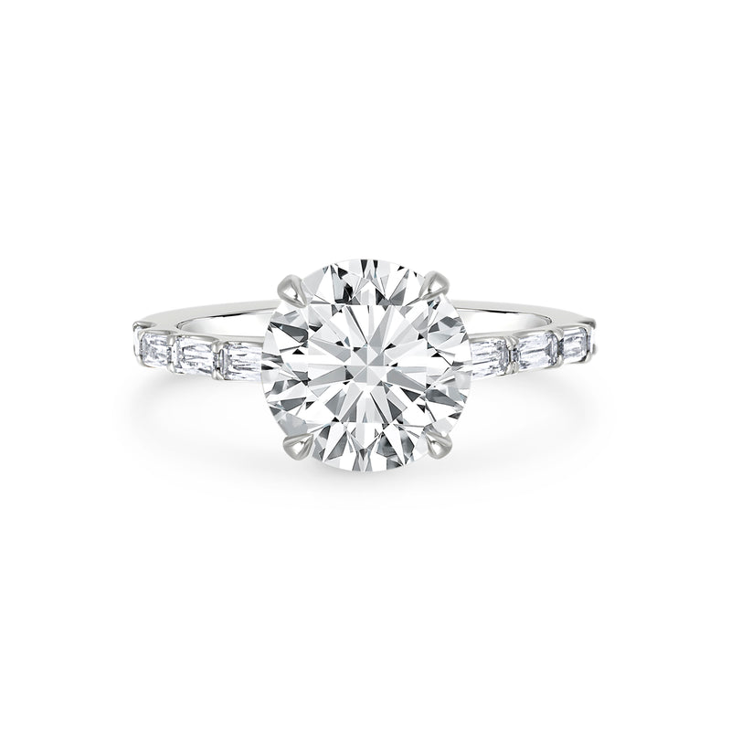 Round Brilliant and Alara Diamond Ring | 3.50tw