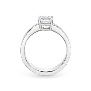 Square Emerald Cut Diamond Solitaire Ring | 1.01ct
