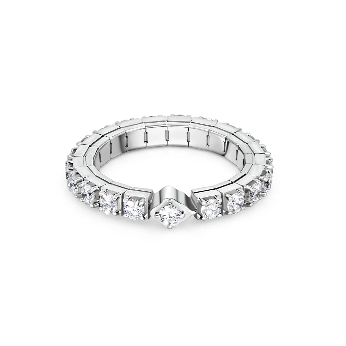Round Diamond Band