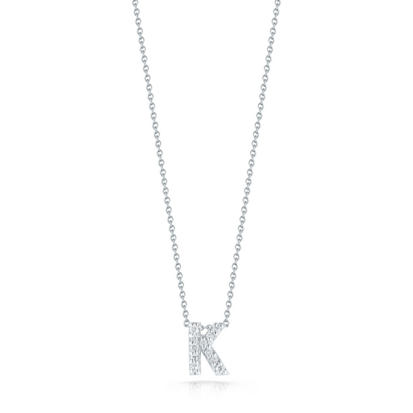 Diamond Love Letter "K" Necklace