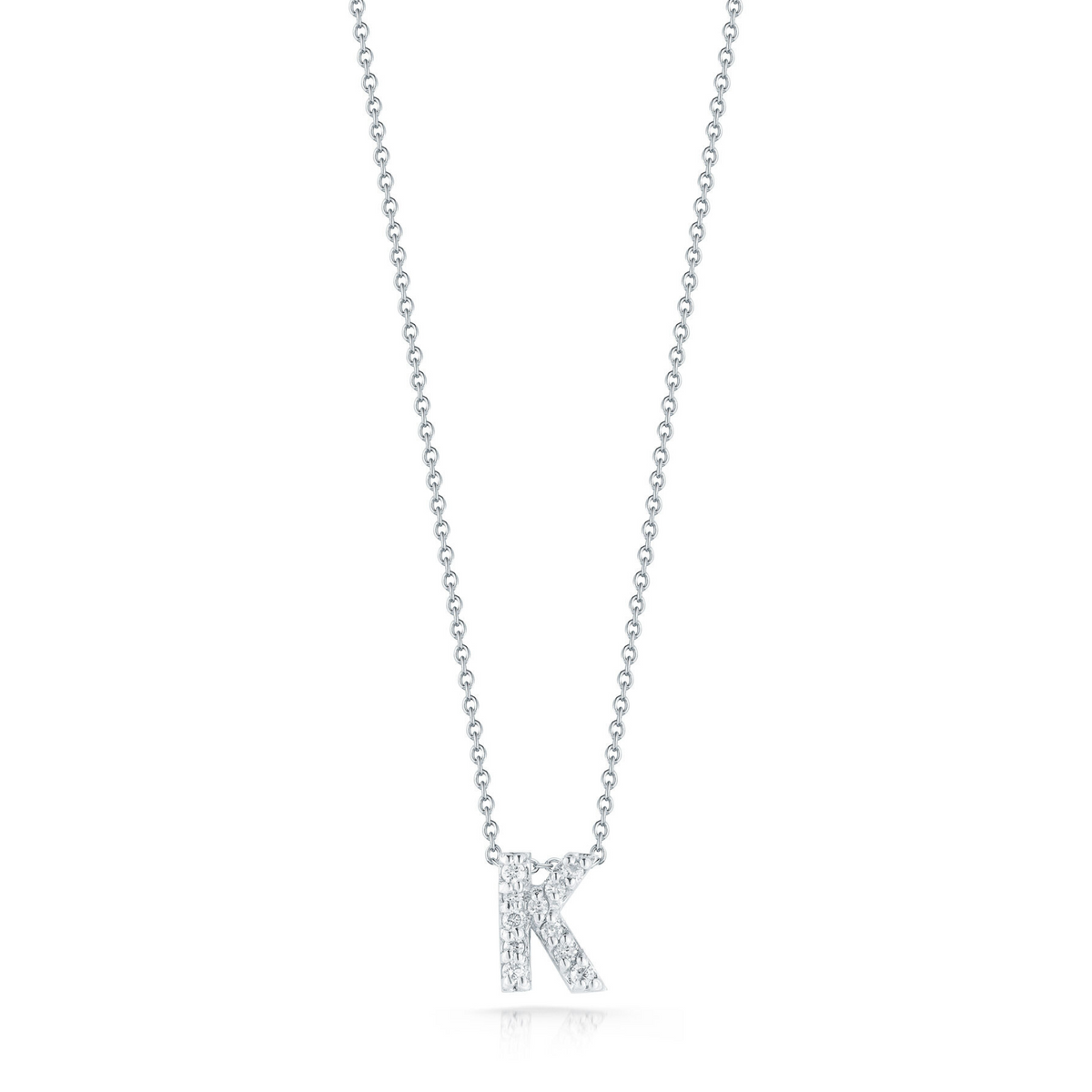 Diamond Love Letter "K" Necklace