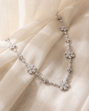 Diamond Flower Necklace | 14.52tw