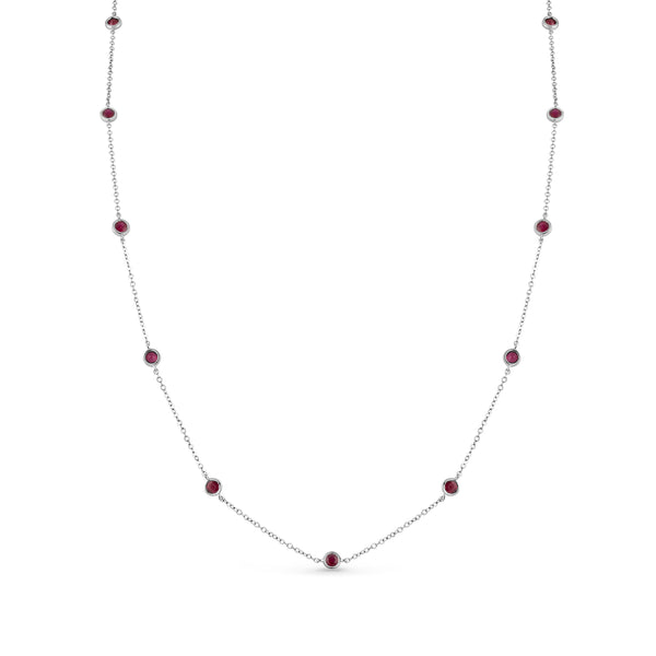 Ruby by the Yard Necklace | 1.45tw