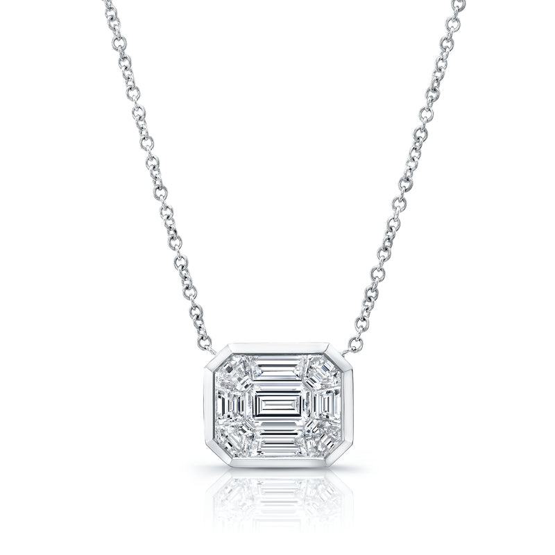 Mix Shape Kaleidoscope Diamond Pendant