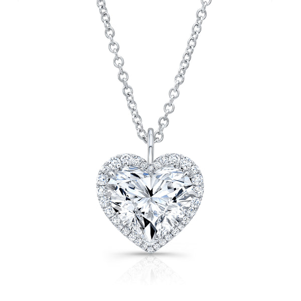 Heart Shape Diamond Pendant | 3.25tw