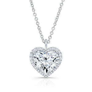Heart Shape Diamond Pendant | 3.25tw