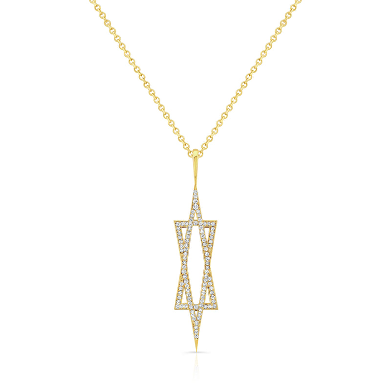 Diamond Star of David Pendant | 0.28tw