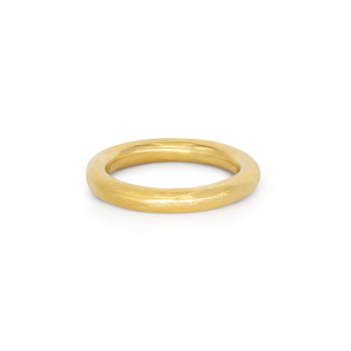 Rounded Gold Band