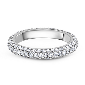 Three Row Diamond Pavé Eternity Band | 1.94tw