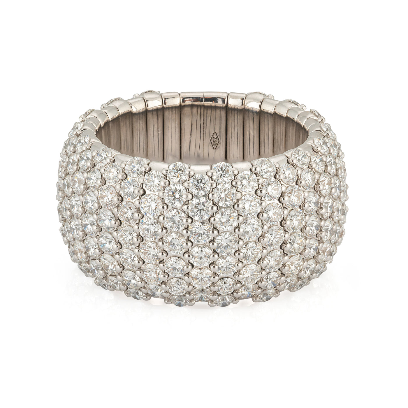 Wide Diamond Stretch Band | 6.27tw