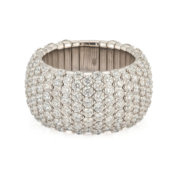 Wide Diamond Stretch Band | 6.27tw
