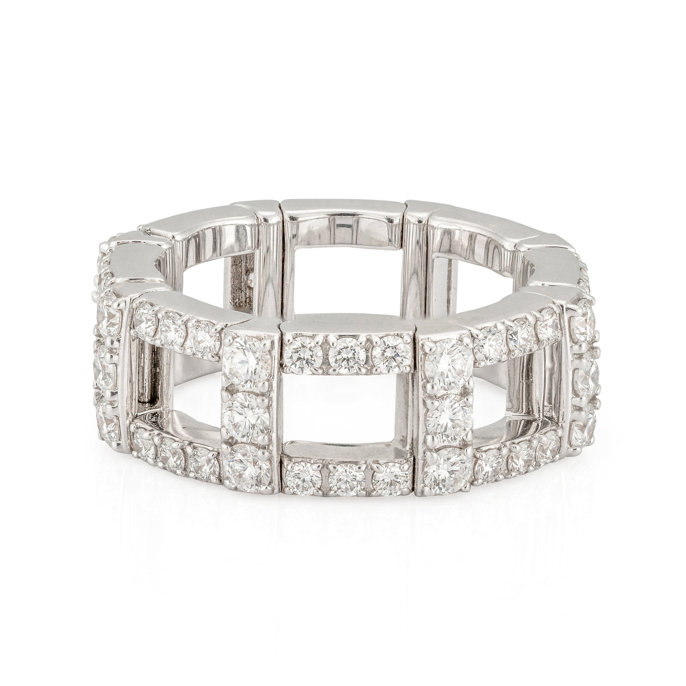 Open Square Diamond Stretch Band | 1.83tw
