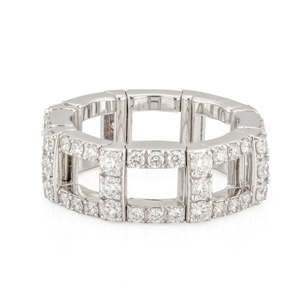 Open Square Diamond Stretch Band | 1.83tw