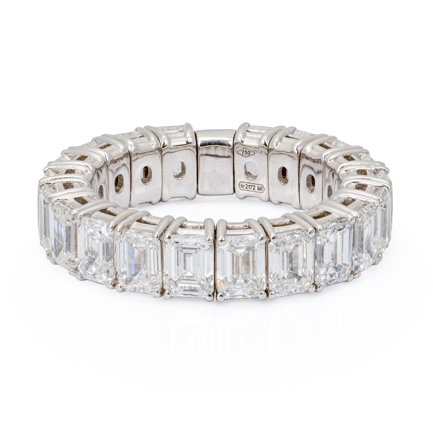 Emerald Cut Diamond Stretch Eternity Band | 6.00tw