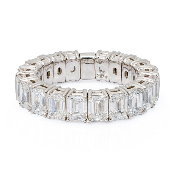Emerald Cut Diamond Stretch Eternity Band | 6.00tw