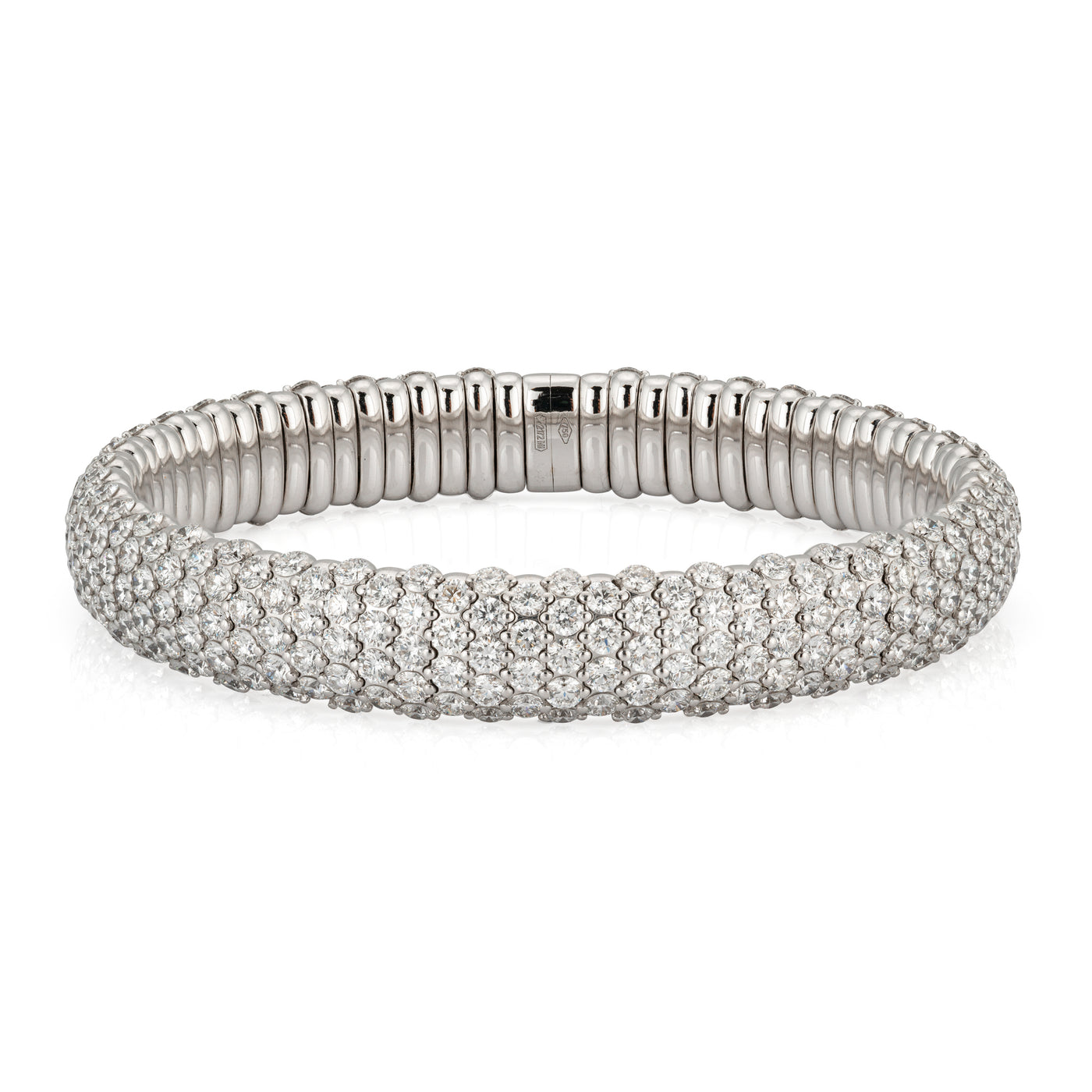 Five Row Diamond Stretch Bracelet | 13.28tw