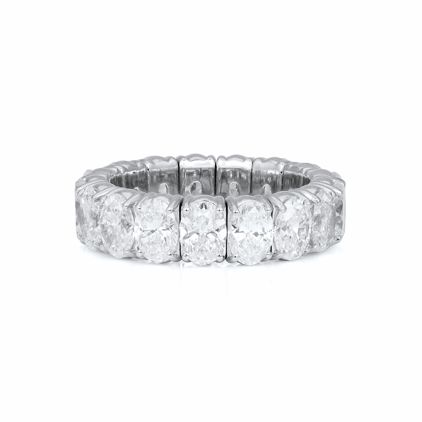 Oval Diamond Stretch Eternity Band | 5.15tw