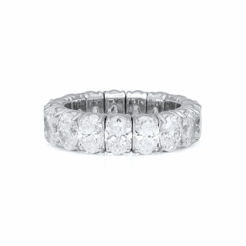 Oval Diamond Stretch Eternity Band | 5.15tw