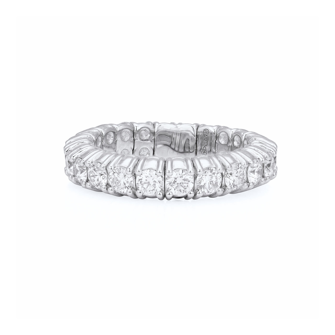 Round Diamond Stretch Eternity Band | 1.90tw