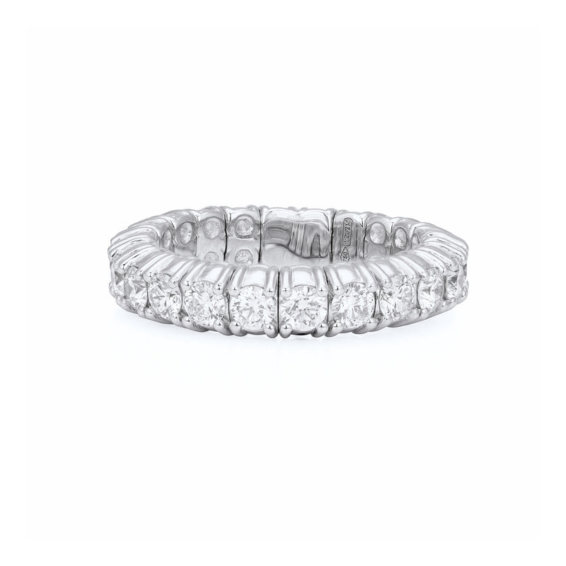Round Diamond Stretch Eternity Band | 1.90tw