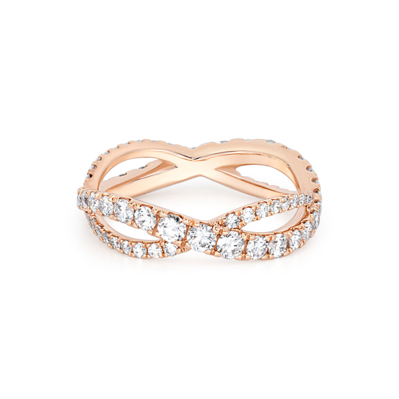 Diamond Infinity Eternity Band